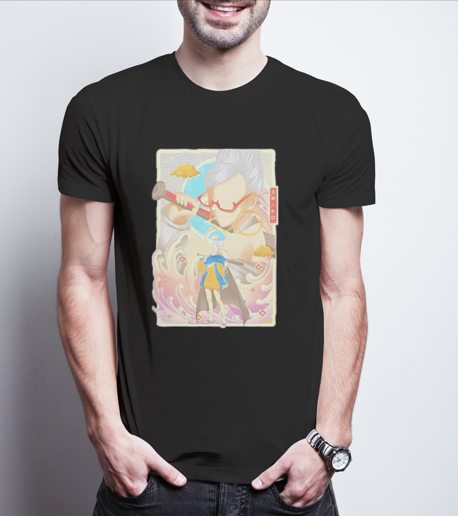 Seiko Ayase Dandadan Character With Vibrant Colors And Artistic Elements T-Shirt