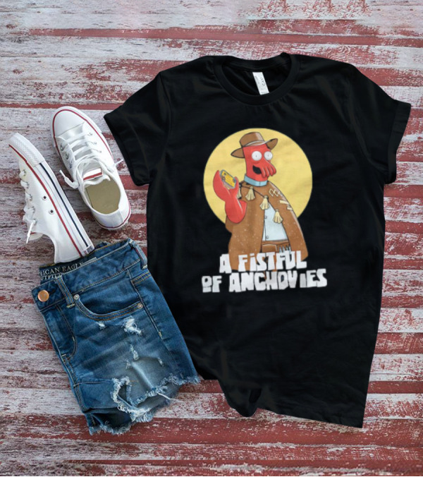 A Fistful Of Anchovies Zoidberg Futurama Cowboy T-Shirt