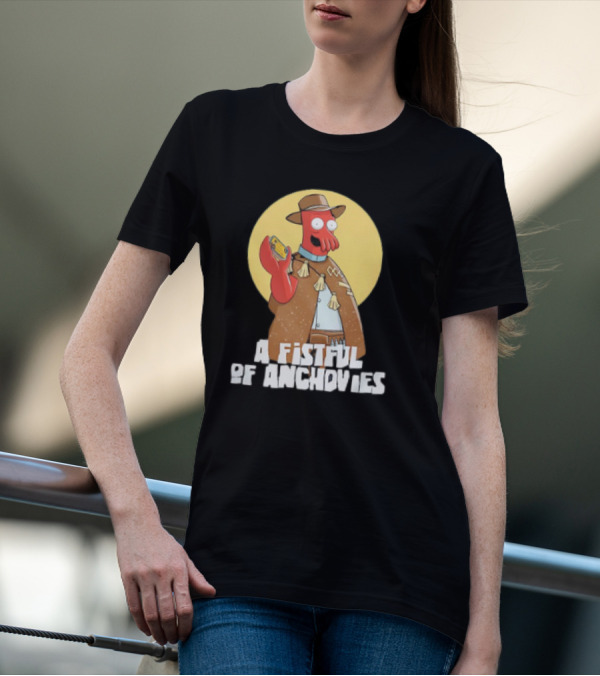 A Fistful Of Anchovies Zoidberg Futurama Cowboy T-Shirt