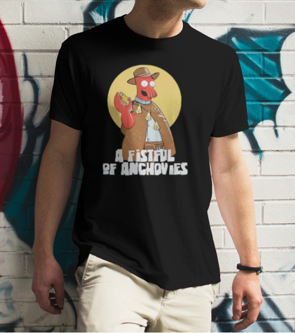 A Fistful Of Anchovies Zoidberg Futurama Cowboy T-Shirt