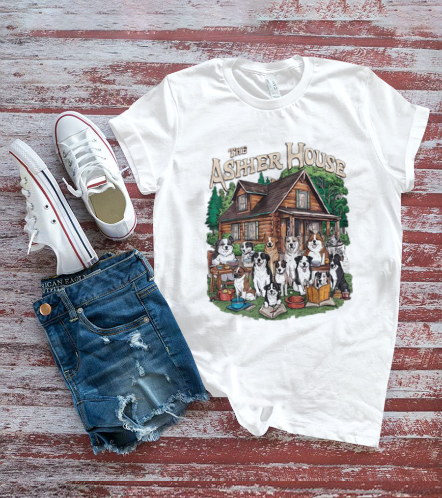 The Asher House Dogs Cabin Gathering T-Shirt