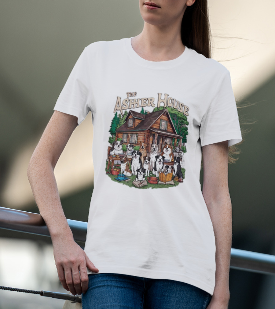The Asher House Dogs Cabin Gathering T-Shirt