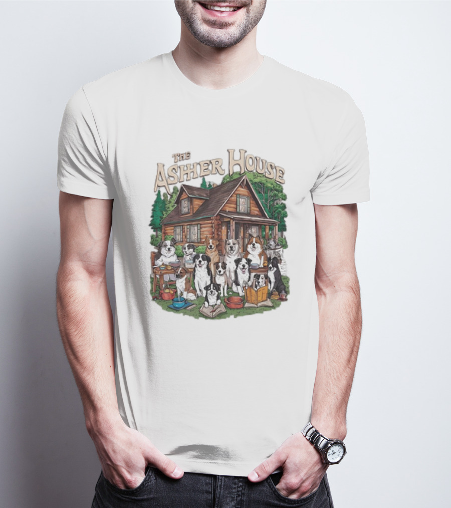 The Asher House Dogs Cabin Gathering T-Shirt
