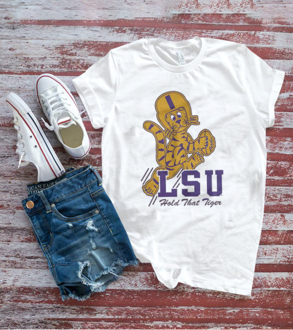LSU Hold That Tiger Football Mascot T-Shirt
