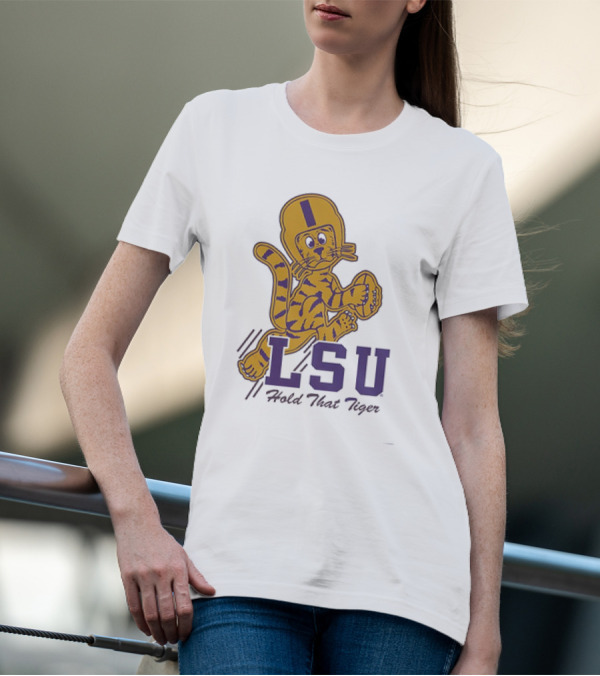 LSU Hold That Tiger Football Mascot T-Shirt