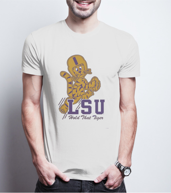 LSU Hold That Tiger Football Mascot T-Shirt