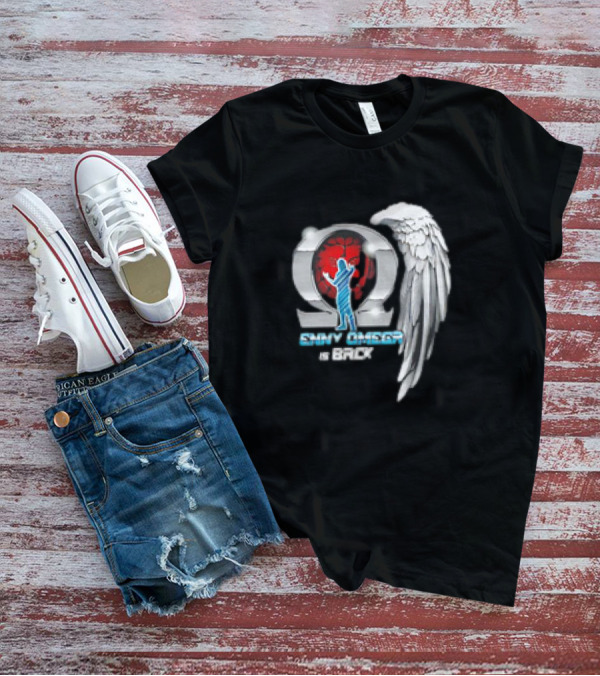 Kenny Omega Is Back With Omega Symbol And Angel Wings T-Shirt