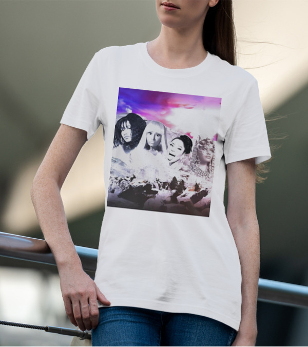 Kingkongkenn My Female Rap Mount Rushmore Nicki Minaj And Rihanna T-Shirt