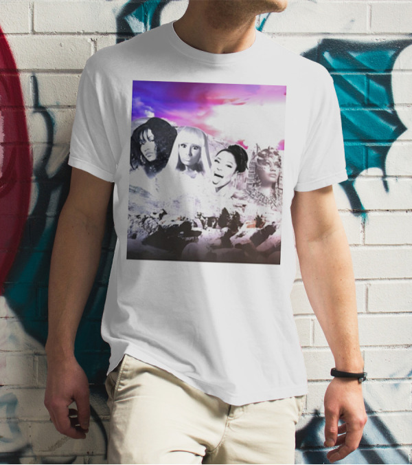 Kingkongkenn My Female Rap Mount Rushmore Nicki Minaj And Rihanna T-Shirt