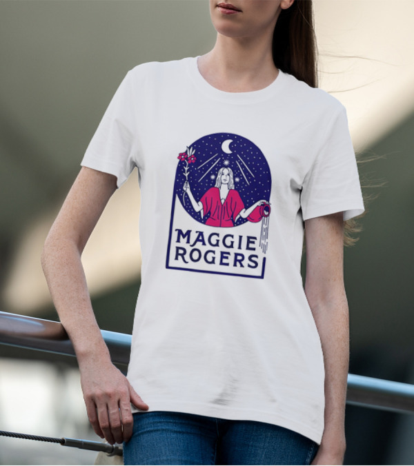 Maggie Rogers The Magi Celestial Moon Starry Night Water Bearer T-Shirt