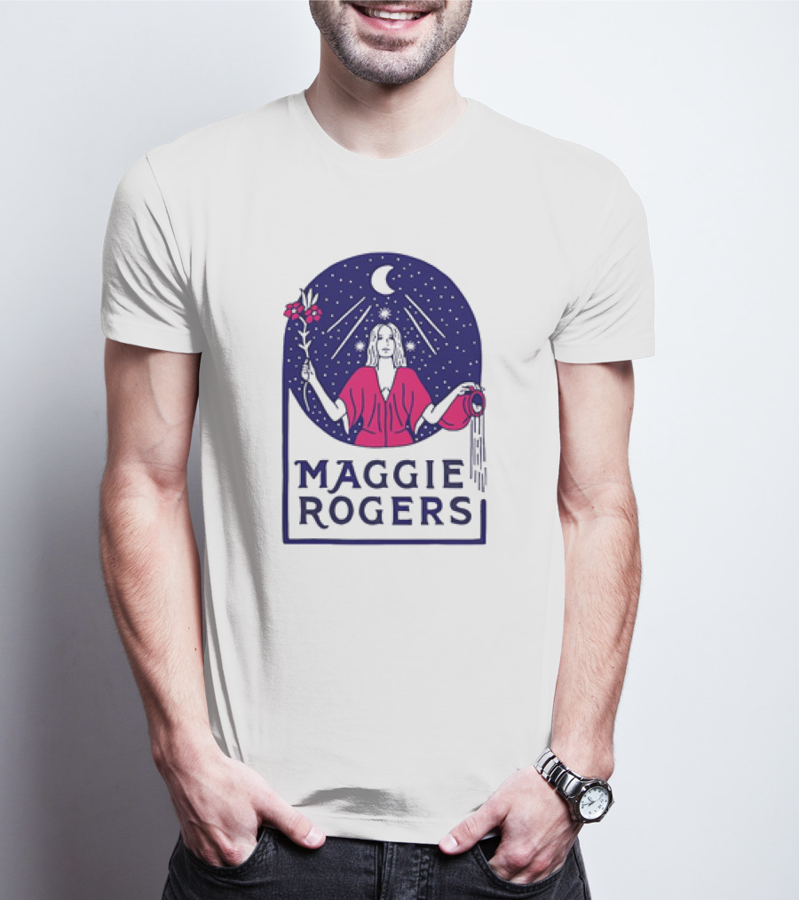 Maggie Rogers The Magi Celestial Moon Starry Night Water Bearer T-Shirt