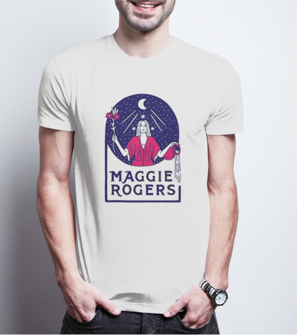 Maggie Rogers The Magi Celestial Moon Starry Night Water Bearer T-Shirt