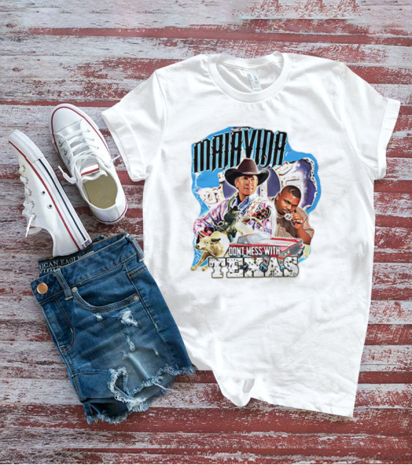Malavida Don’t Mess With Texas Cowboy And Car T-Shirt