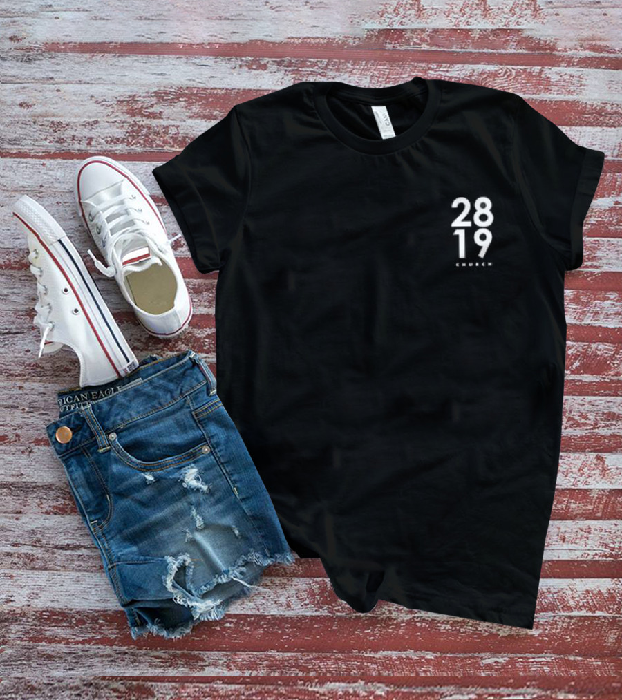 2819 Church Minimalist Text T-Shirt