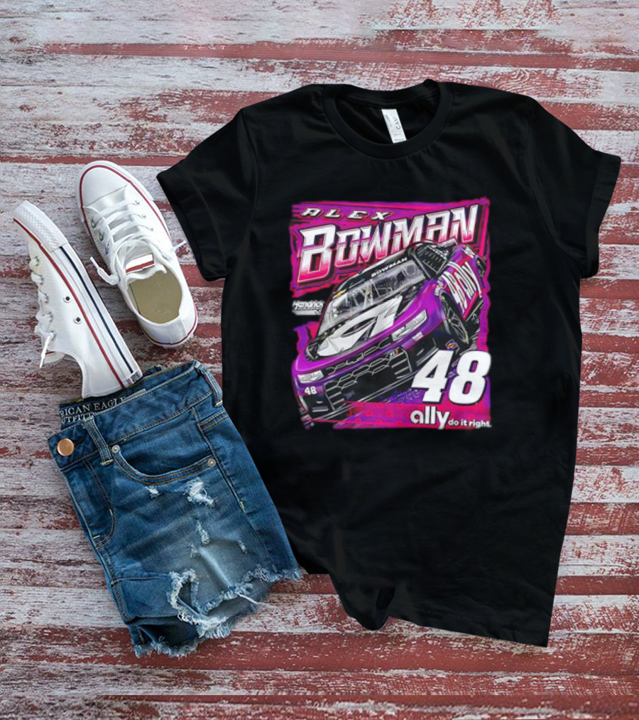 Alex Bowman 48 Chevrolet ZL1 Hendrick Motorsports Ally Racing T-Shirt
