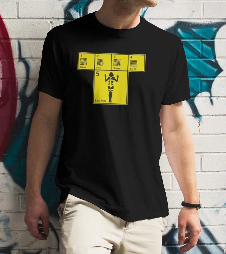 Five Elements Wind Fire Water Earth Leeloo Iconic T-Shirt