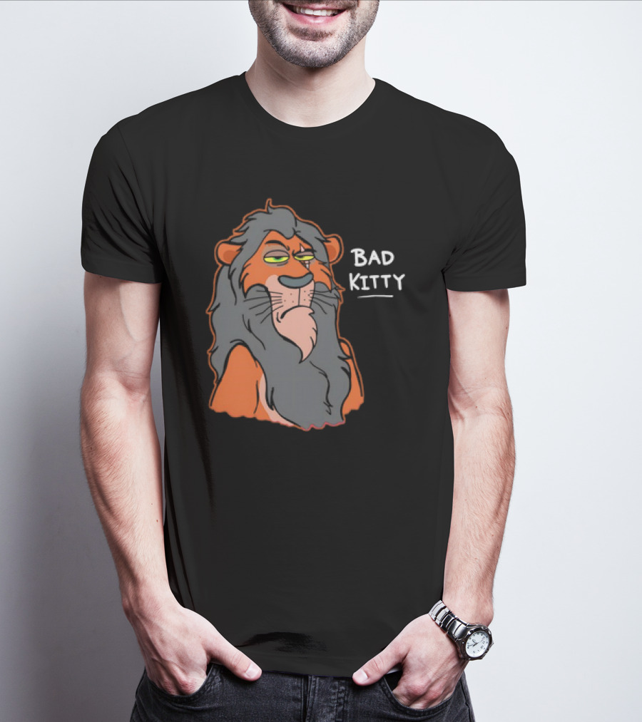 Scar Bad Kitty Lion Expression T-Shirt