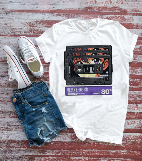 Cassette Tape Urban K-Pop Stereo 80’s Anime T-Shirt