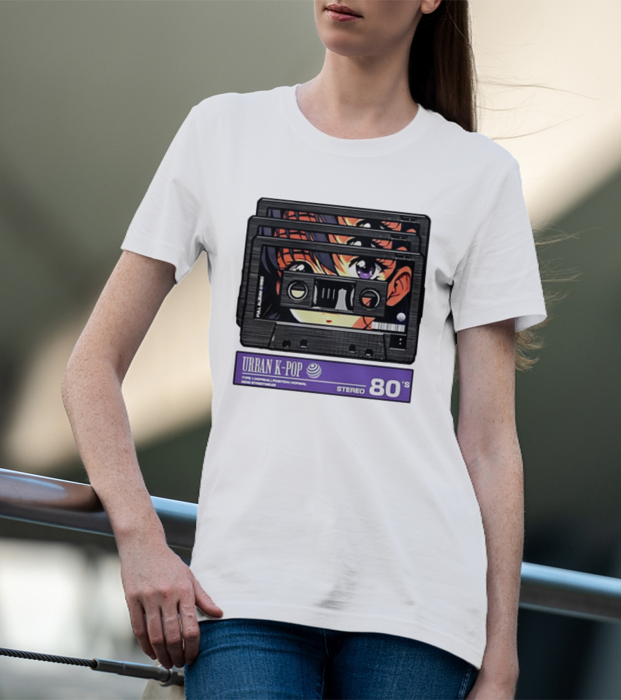 Cassette Tape Urban K-Pop Stereo 80’s Anime T-Shirt