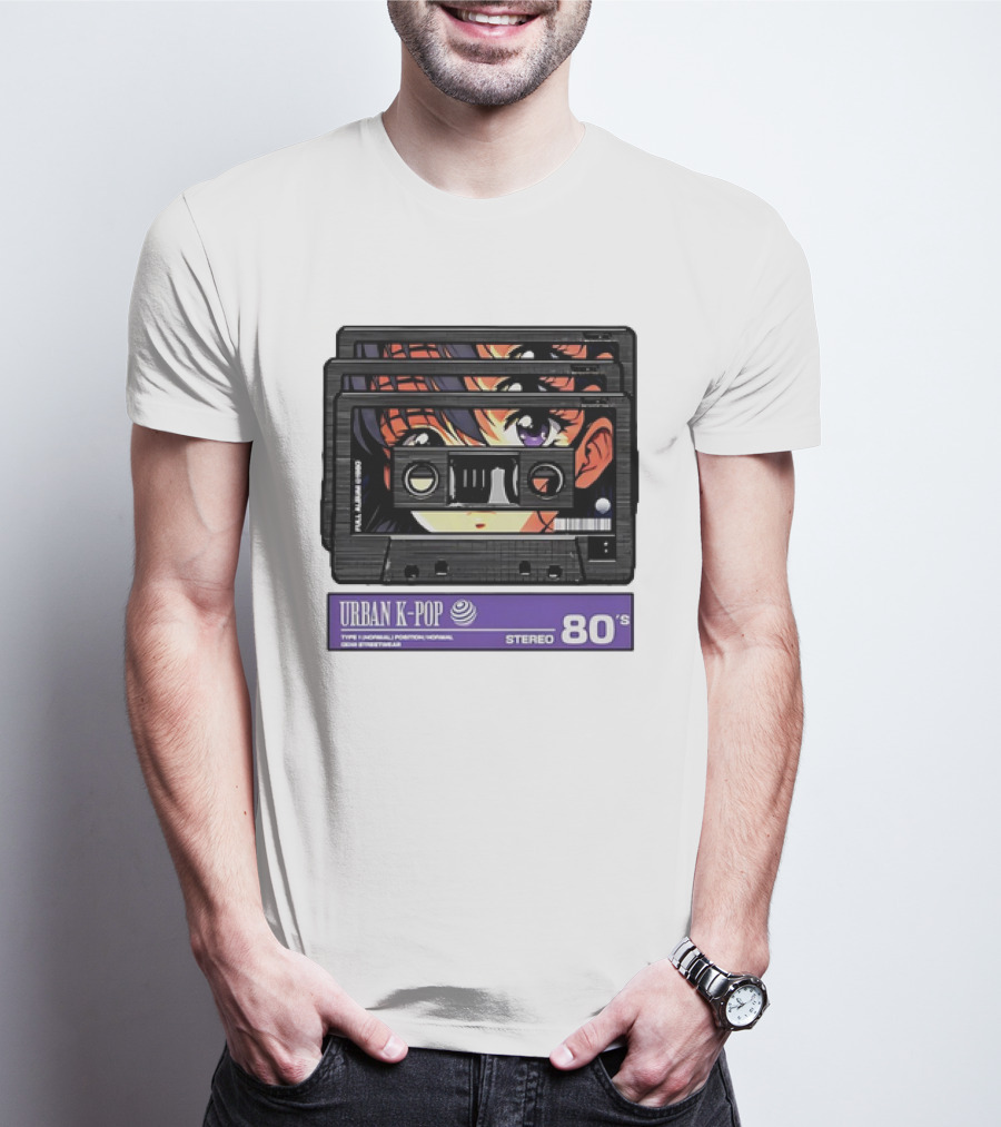 Cassette Tape Urban K-Pop Stereo 80’s Anime T-Shirt