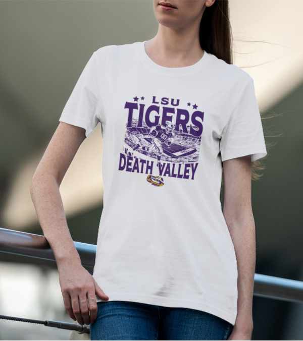 LSU Tigers Death Valley Football Stadium Player T-Shirt