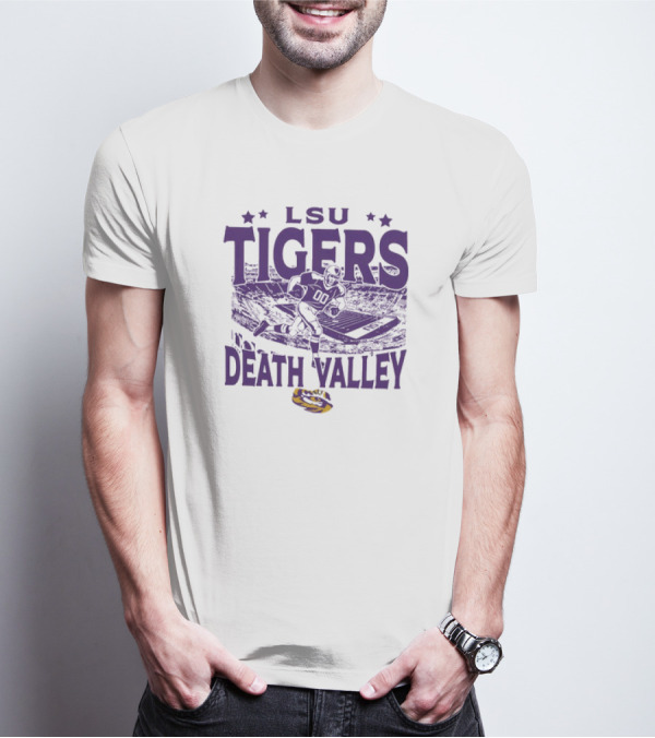 LSU Tigers Death Valley Football Stadium Player T-Shirt