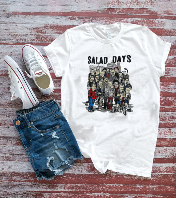 Salad Days Cast Crew Cartoon Group Capitol Building T-Shirt