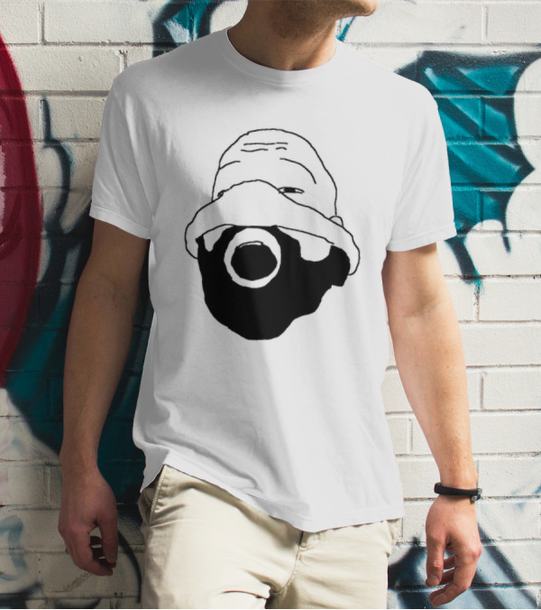 Ye Kanye West Nitrous Mask Drawing T-Shirt