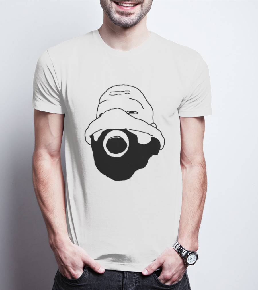 Ye Kanye West Nitrous Mask Drawing T-Shirt