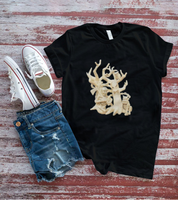Spooky Woods Woodland Haunted Forest Creatures T-Shirt