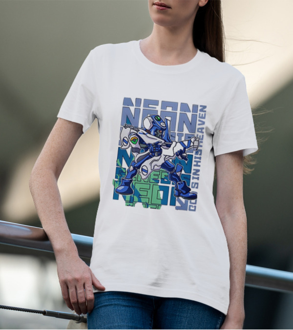 Neon Genesis Evangelion Eva-00 God's In His Heaven T-Shirt