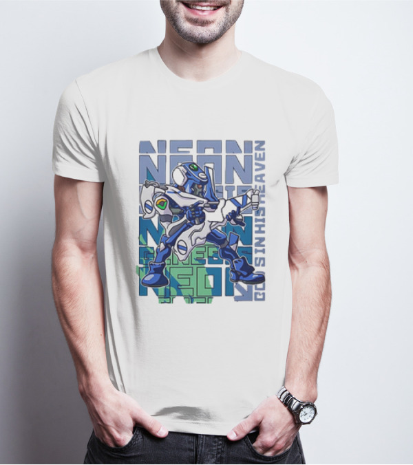 Neon Genesis Evangelion Eva-00 God's In His Heaven T-Shirt