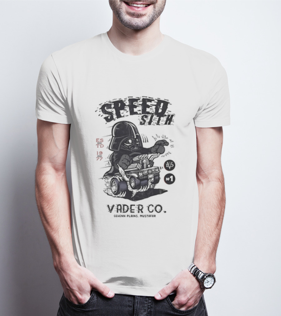 Speed Sith Vader Co Gehenn Plains Mustafar Estd 1977 N1 T-Shirt