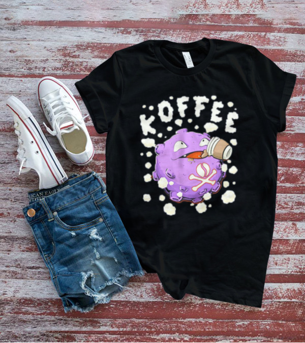 Koffing Drinking Koffee With Coffee Mug T-Shirt