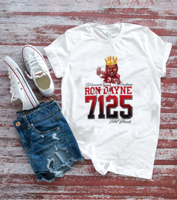 Ron Dayne 7125 Total Yards Wisconsin Badgers T-Shirt