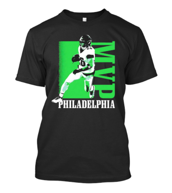 Philadelphia MVP Football Player Green Highlight T-Shirt