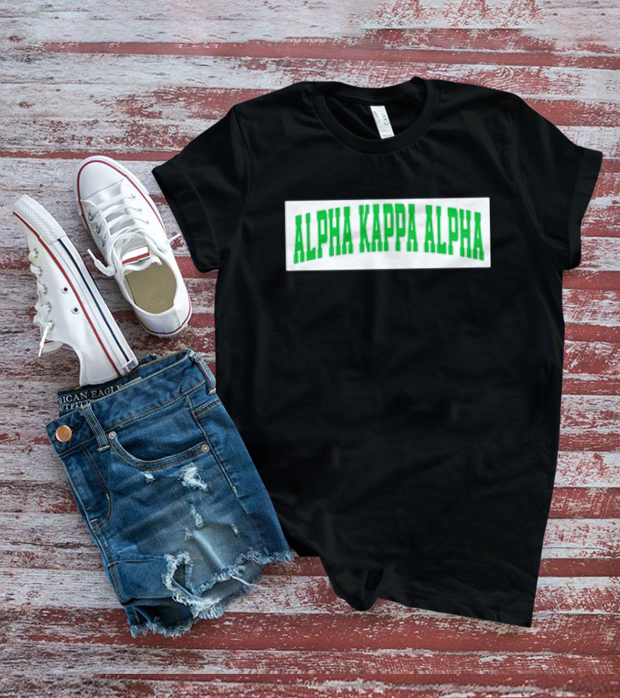Alpha Kappa Alpha Letterman Sorority Greek Letters T-Shirt