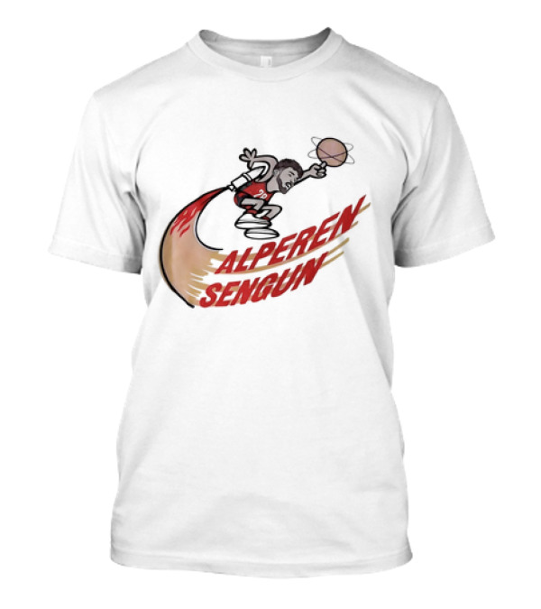 Alperen Sengun Houston Rockets Cartoon Basketball T-Shirt