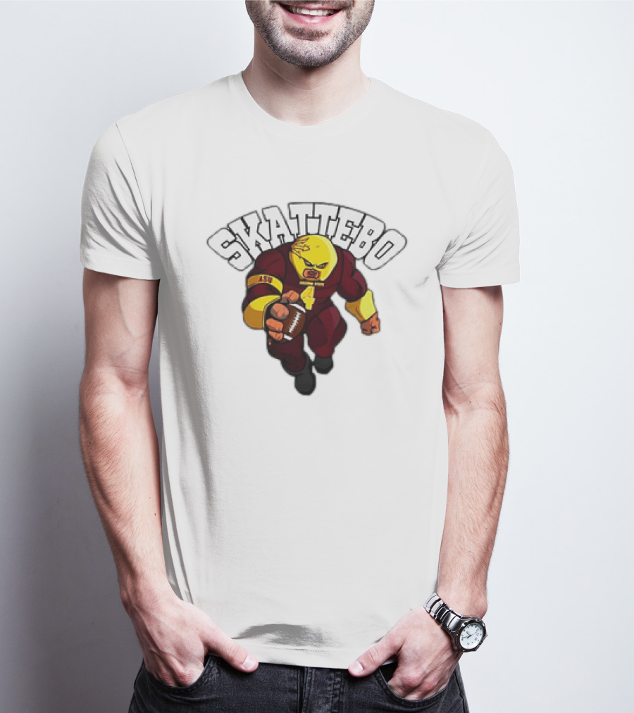 Arizona State Sun Devils Skattebo Football Mascot ASU Juggernaut T-Shirt