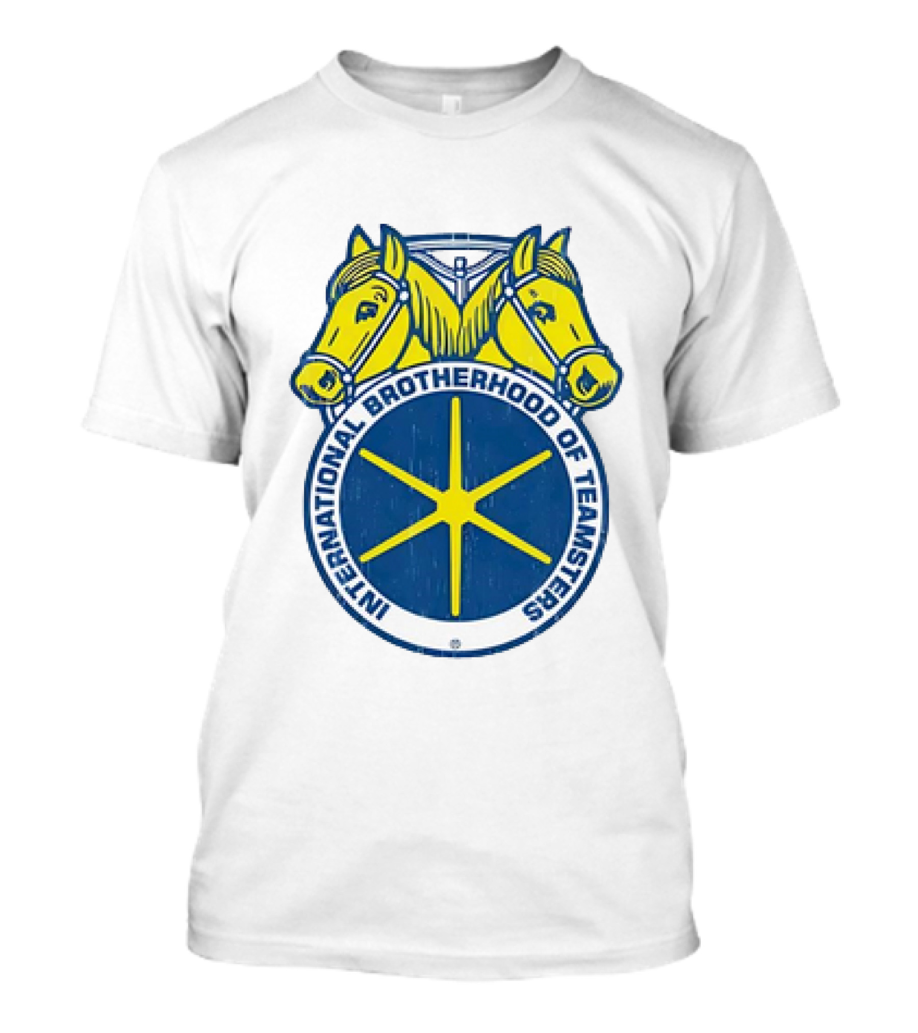 International Brotherhood Of Teamsters Emblem With Dual Horses T-Shirt