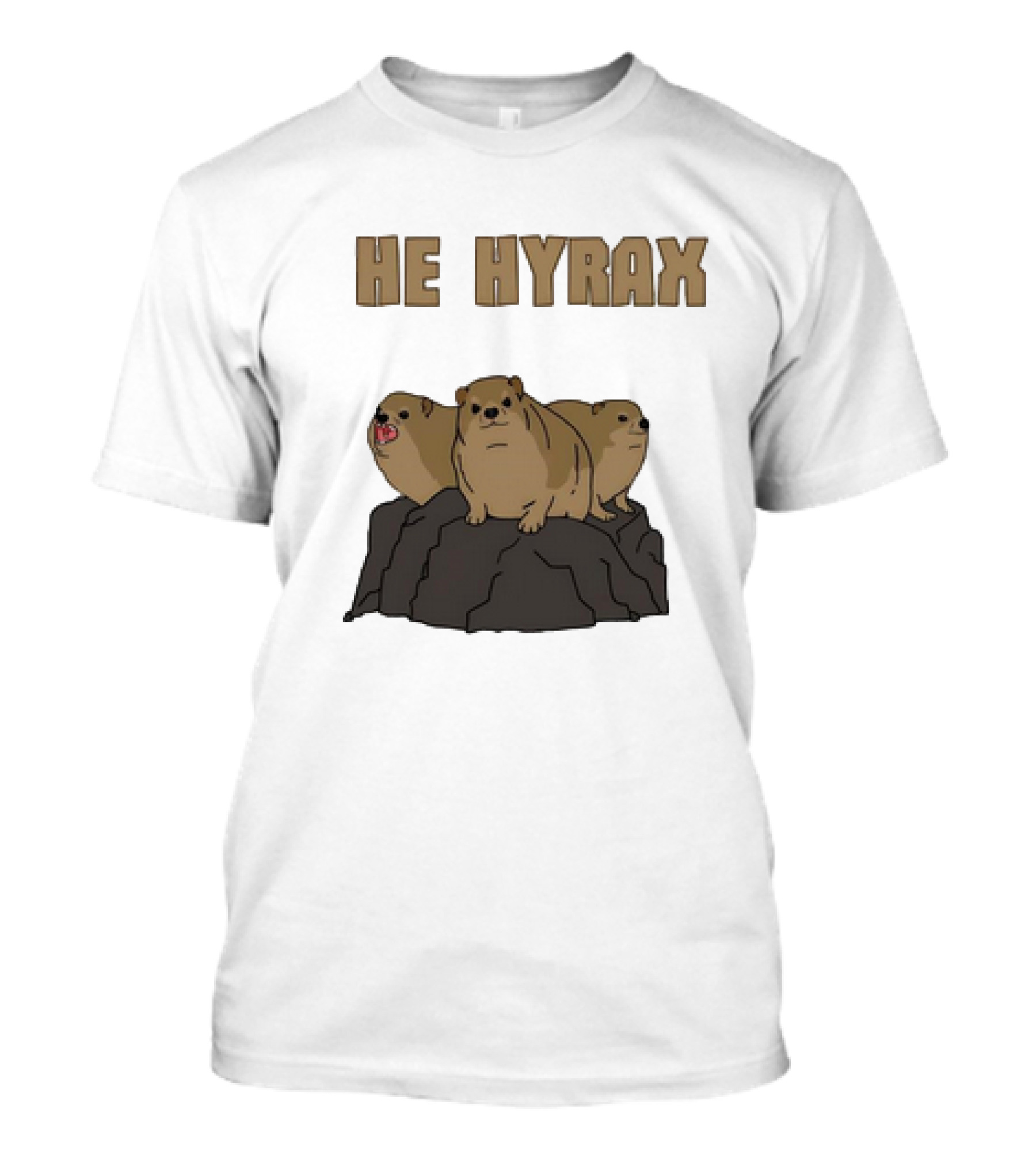 HE HYRAX Cute Angry Meme T-Shirt
