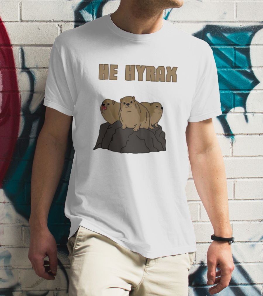 HE HYRAX Cute Angry Meme T-Shirt