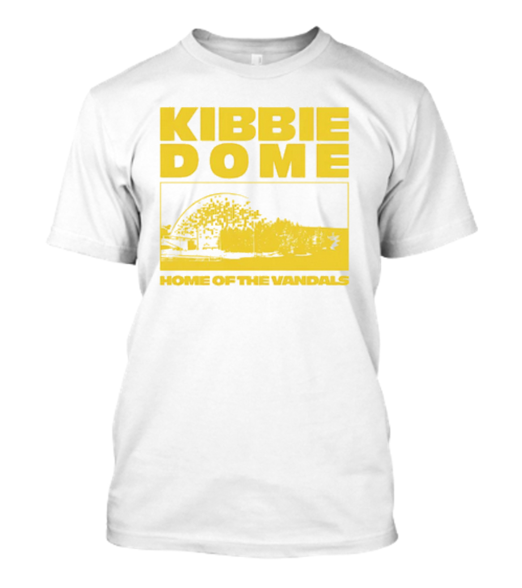 Kibbie Dome Home Of The Vandals Idaho Vintage Newspaper T-Shirt