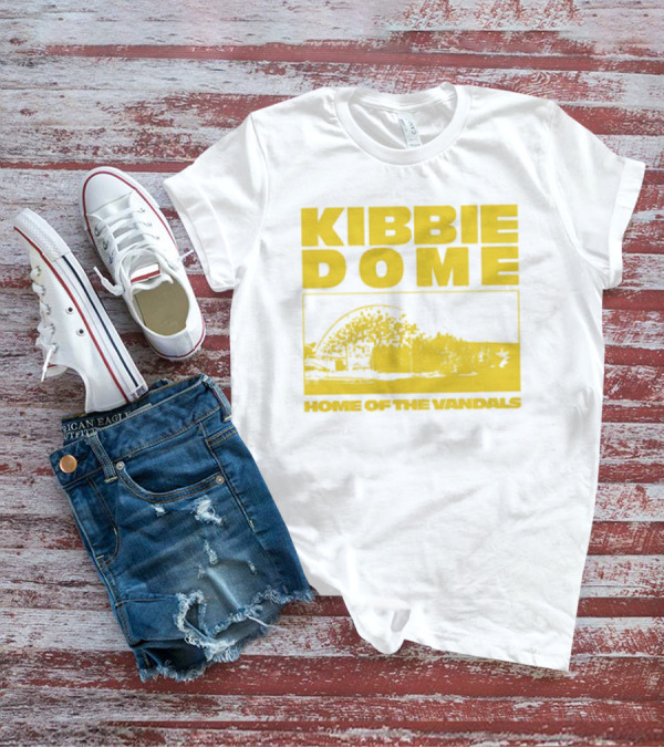 Kibbie Dome Home Of The Vandals Idaho Vintage Newspaper T-Shirt