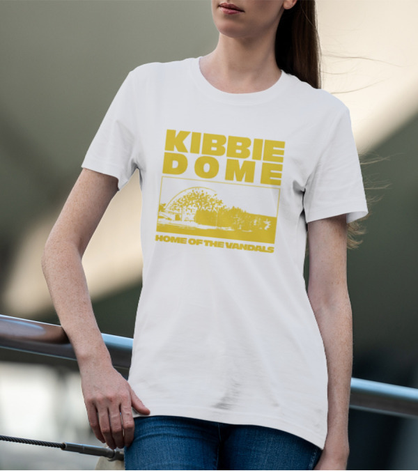 Kibbie Dome Home Of The Vandals Idaho Vintage Newspaper T-Shirt