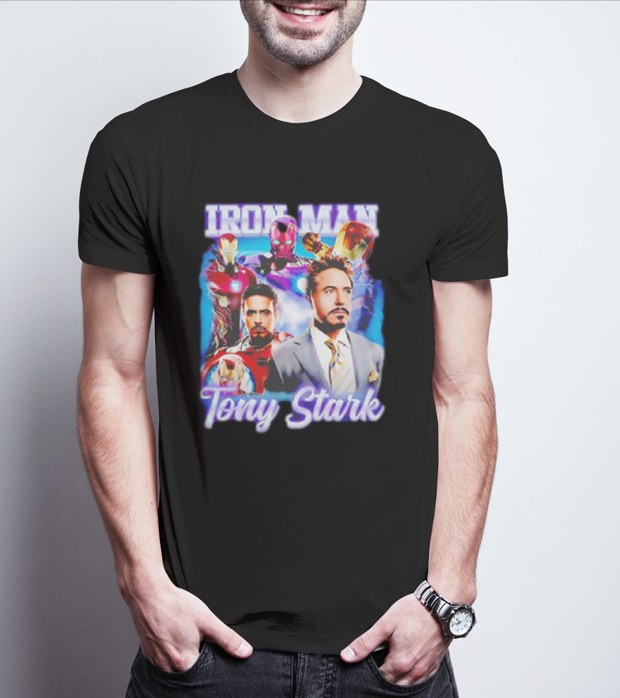 Iron Man Tony Stark Marvel Studio T-Shirt