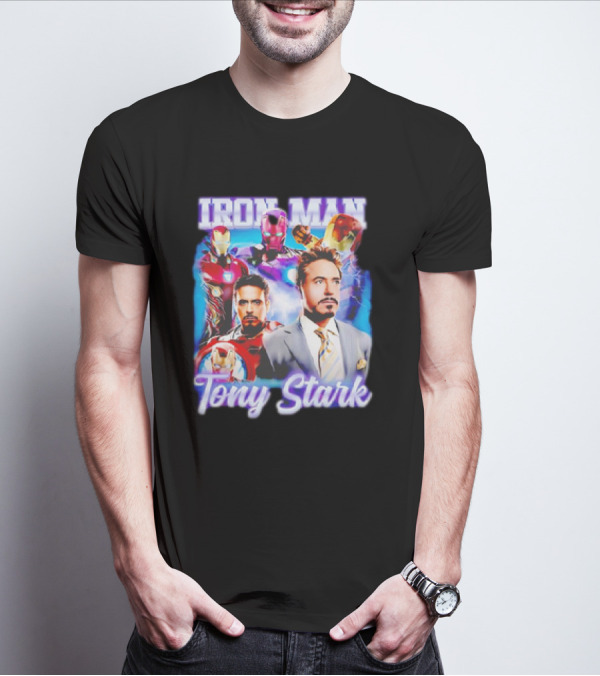 Iron Man Tony Stark Marvel Studio T-Shirt
