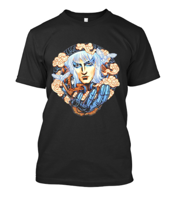 Jareth Labyrinth Goblin King Fantasy Clouds And Glove T-Shirt