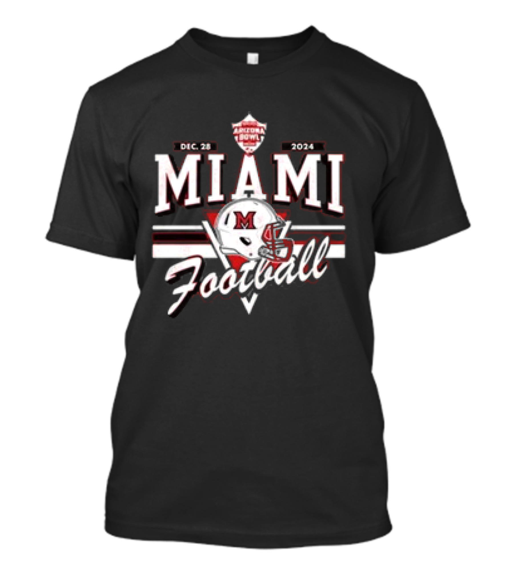 Miami RedHawks Arizona Bowl Football Dec 28 T-Shirt