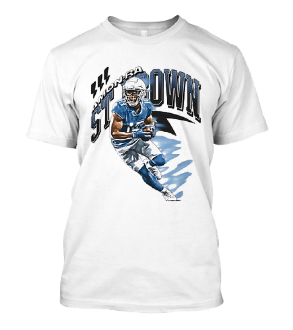 Amon-Ra St. Brown Detroit Lions NFL Football Retro Vintage T-Shirt